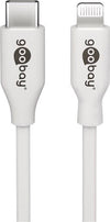 Goobay Datenkabel – Lightning zu USB-C, 1 m, Weiß
