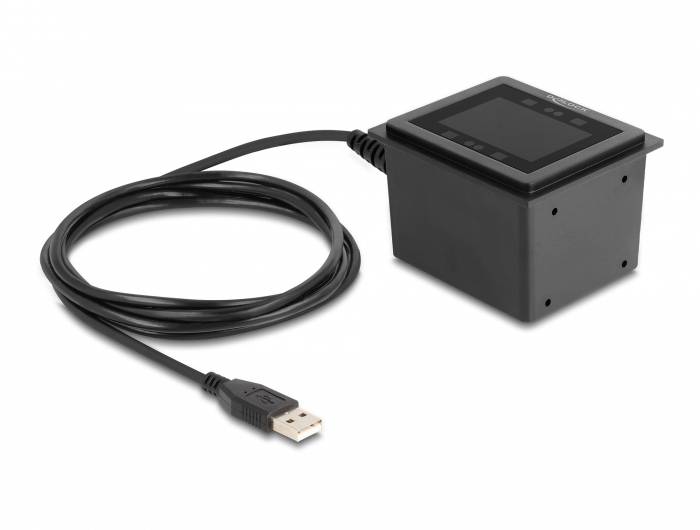DELOCK USB Barcodescanner – 1D & 2D, kabelgebunden