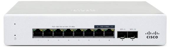 Cisco Meraki 8-Port Switch – Cloud-Verwaltung, einfache Installation