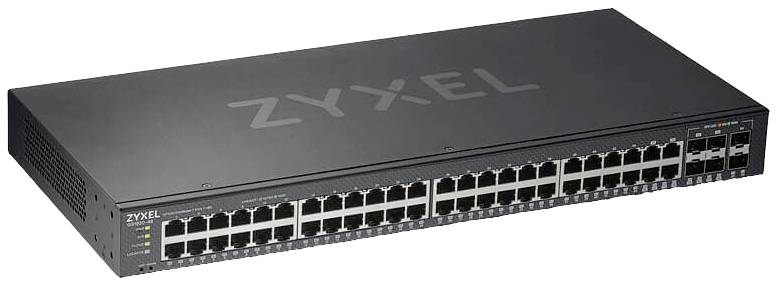 Zyxel Netzwerk-Switch – 48 Anschlüsse, Rack-montierbar