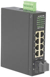 ROLINE Industrie-Switch – 8 Anschlüsse, DIN-Schiene montierbar