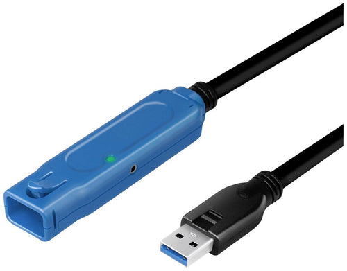 Logilink USB-Verlängerungskabel – 20 m, schnelle Datenübertragung