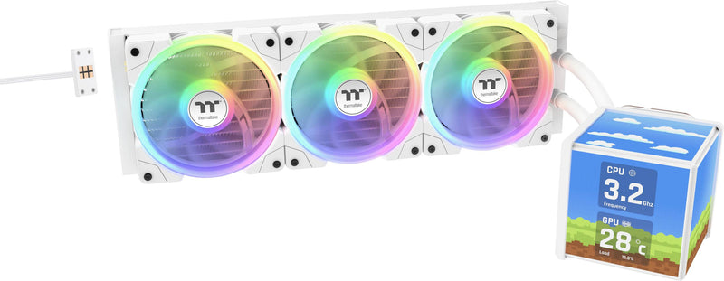 Thermaltake CPU-Kühler – Flüssigkühlung, leise Lüfter