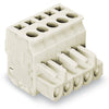 WAGO Buchsengehäuse-Kabel – 4-polig, 5 mm Rastermaß