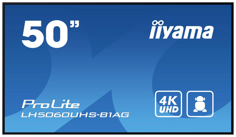 Iiyama 50" 4K Display – Ideal für Digital Signage mit integriertem Mediaplayer