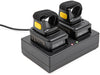 DELOCK Ringbarcode-Scanner – 1D & 2D, Bluetooth, Ladestation