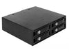 Delock Wechselrahmen – Für 4 SATA/SAS-Festplatten
