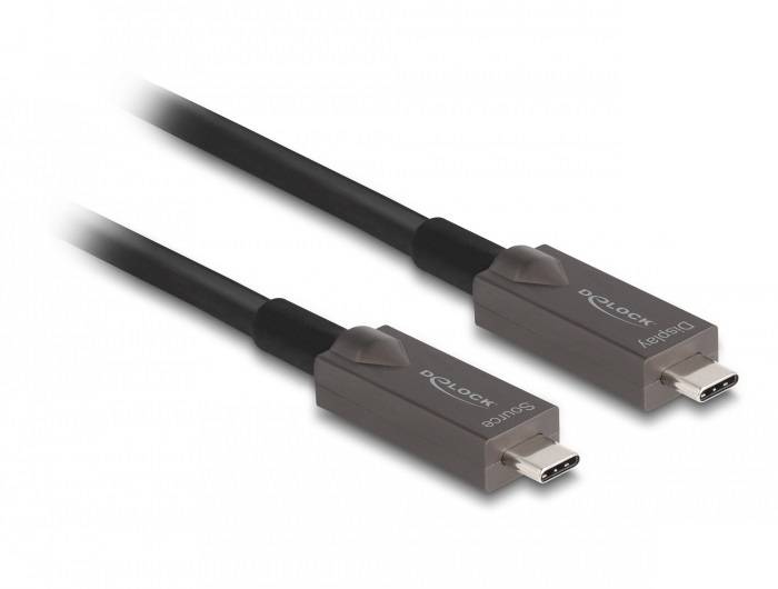 Delock USB-C Kabel – 8m, 4K Videoübertragung