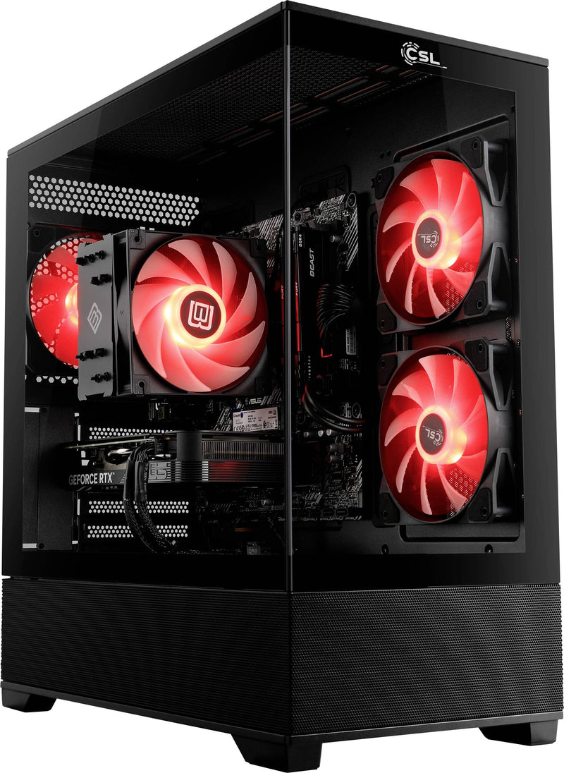 CSL COMPUTER Gaming-PC – leistungsstark mit 32 GB RAM und 2 TB Speicher