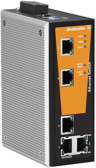 Weidmüller Netzwerk-Switch – 5 Ports für einfache Verbindung