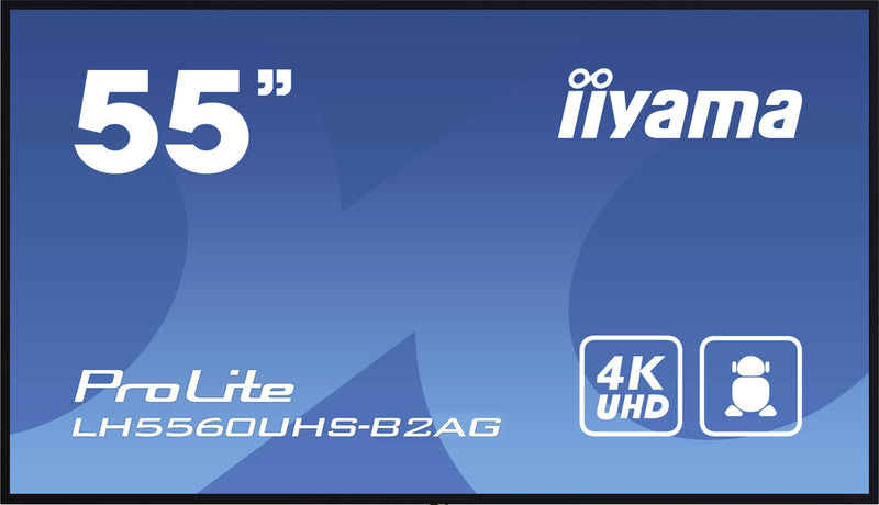 Iiyama 55" Display – 4K UHD, integrierter Mediaplayer
