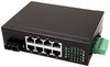 ROLINE Industrie-Switch – 8 Anschlüsse, DIN-Schiene montierbar