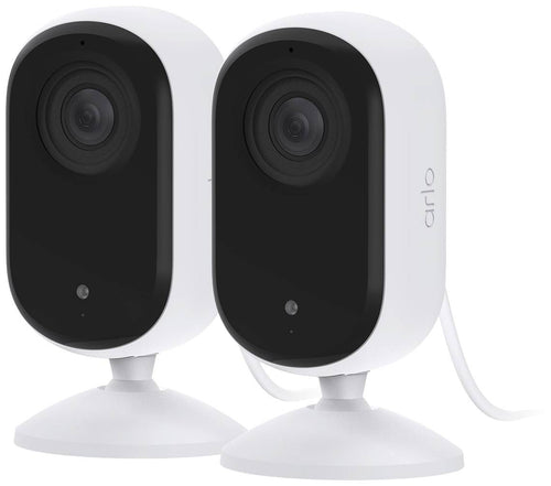 Arlo 2K Indoor-Kamera 2er-Set – WLAN, Zweiwege-Audio