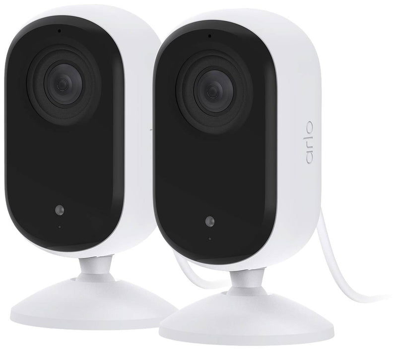 Arlo 2K Indoor-Kamera 2er-Set – WLAN, Zweiwege-Audio