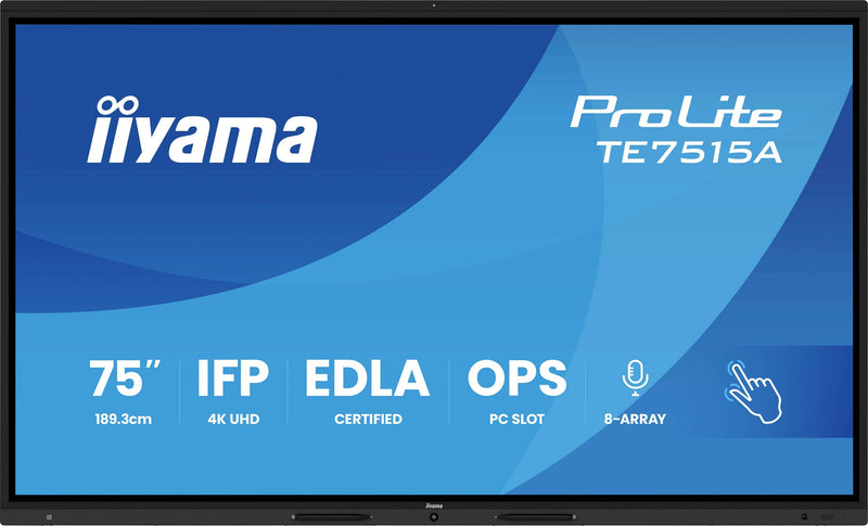 Iiyama 75" 4K Touchscreen – Großes Display für interaktive Präsentationen