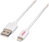 ROLINE Lightning-Kabel – 1 m, USB-Anschluss für Apple Geräte