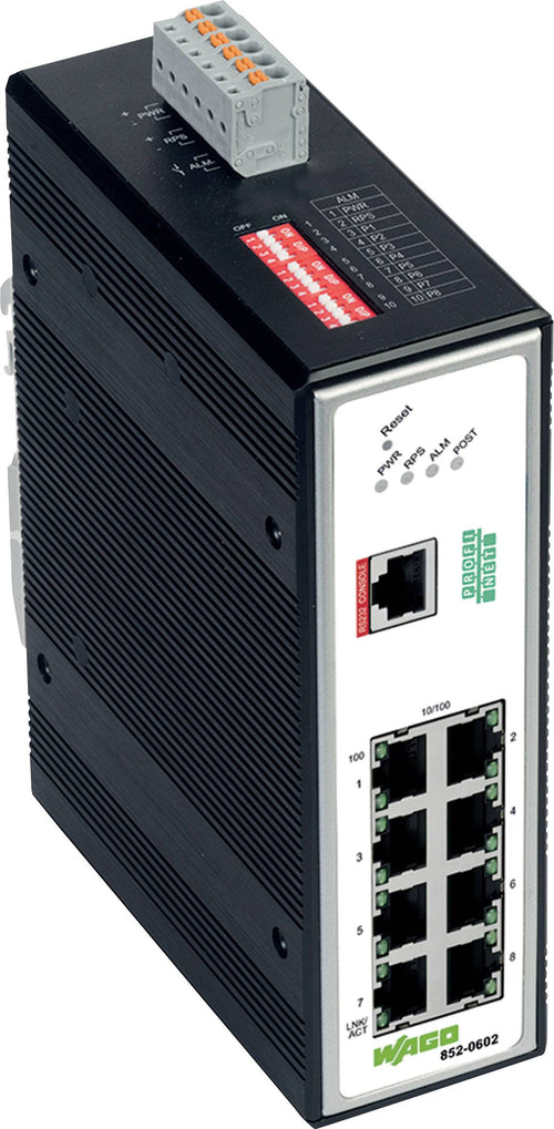 WAGO Netzwerk-Switch – 8 Ports für zuverlässige Verbindungen