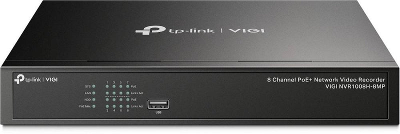 TP-Link 8-Kanal Video Recorder – PoE, 4K-Auflösung