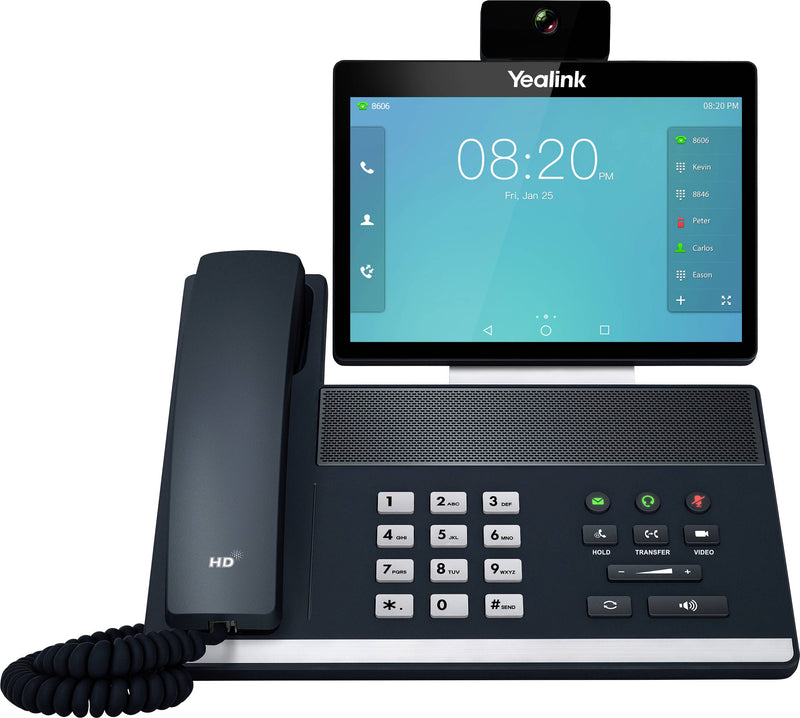 Yealink IP-Videotelefon – Integrierte Kamera, Bluetooth
