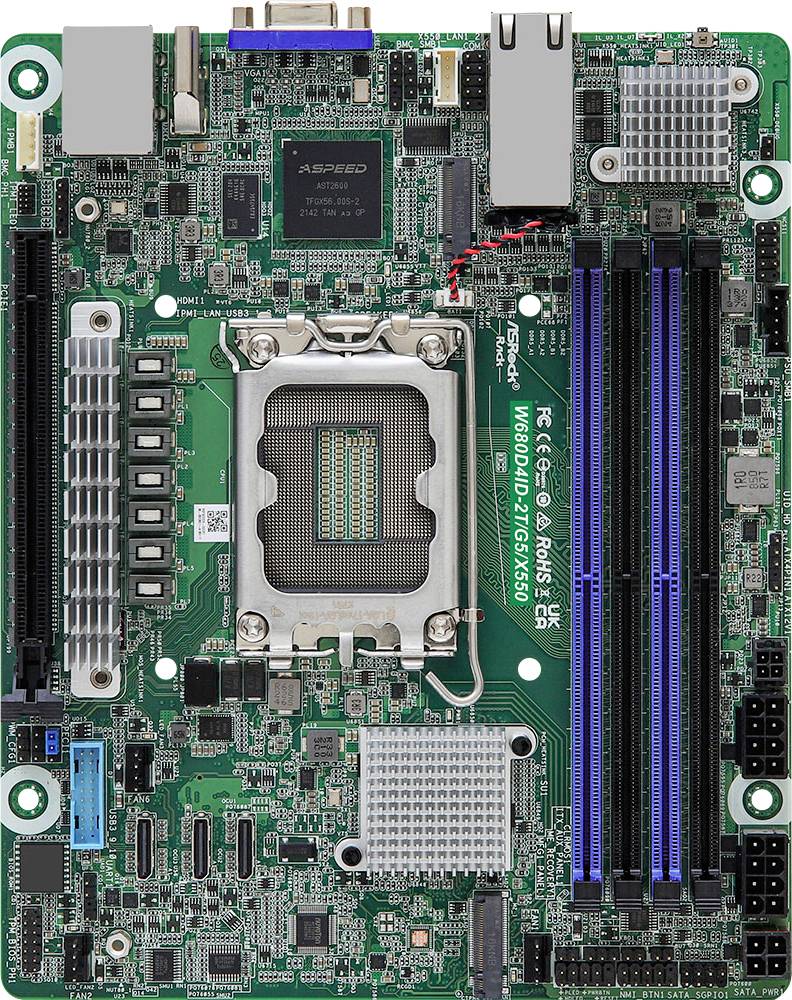 ASRock Motherboard – Mini-ITX, Intel Core-kompatibel
