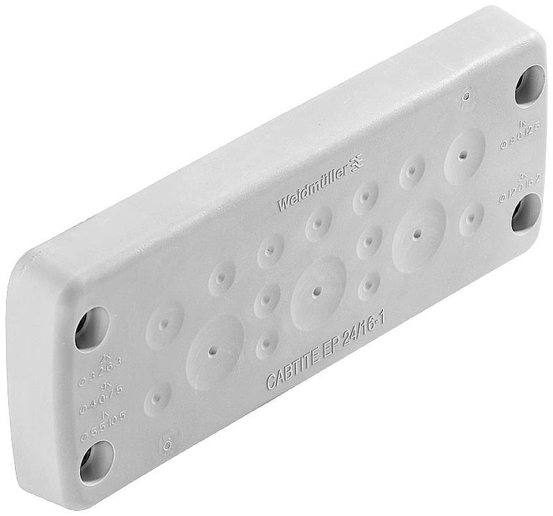 Weidmüller Kabeldurchführungsplatte – einfache Installation, robustes Design