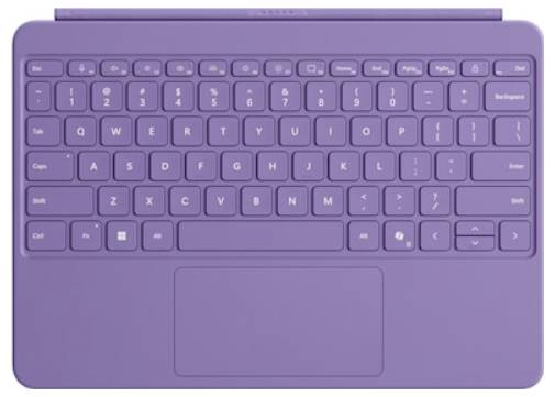Microsoft Surface Pro Keyboard – Violett, mit Touchpad