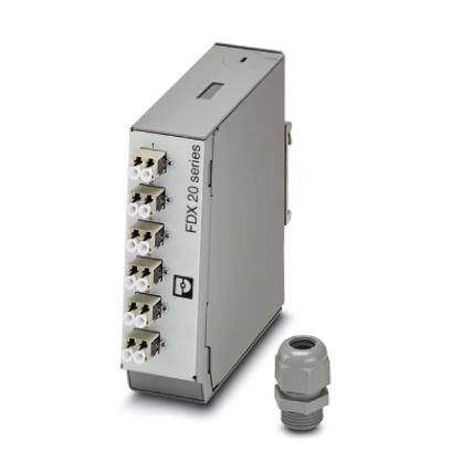 Phoenix Contact Glasfaserkabelkiste – DIN-Schienenmontage, 6 Ports