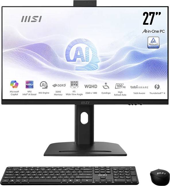 MSI 27" Monitor – 2K-Display, integrierte Lautsprecher