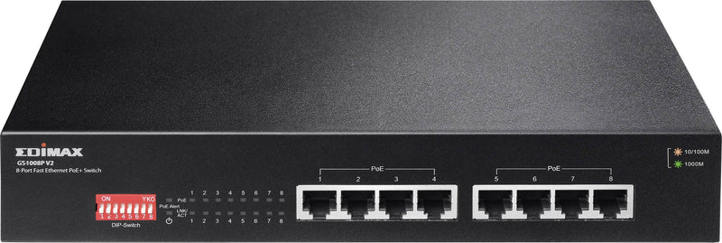 Edimax 8-Port Gigabit Switch – PoE für einfache Netzwerkverbindungen