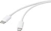 CONRAD USB-Kabel – USB-C zu Lightning, 1 m, Weiß