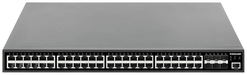 INTELLINET Managed Switch – 54 Anschlüsse, PoE+ Unterstützung