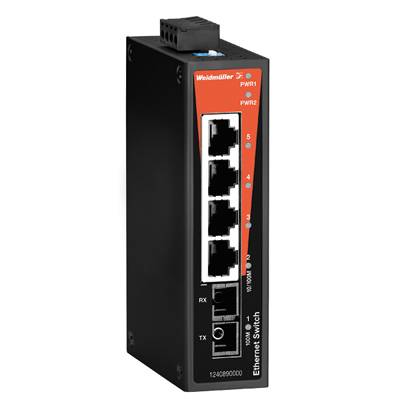 Weidmüller Industrieswitch – 4 Ethernet-Ports, einfache Installation