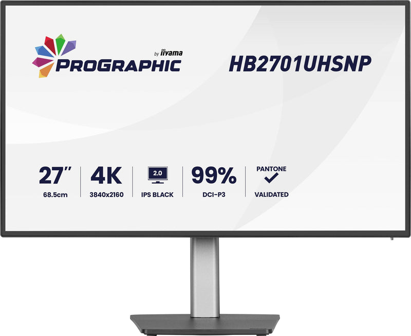 Iiyama 27" LED-Monitor – 4K-Auflösung, USB-C-Anschluss