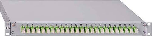 Rutenbeck Glasfaserkabelkiste – Ausziehbar, 19" Rack-kompatibel