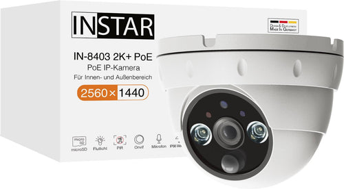 INSTAR IP Überwachungskamera – 2K-Video, LAN-Verbindung