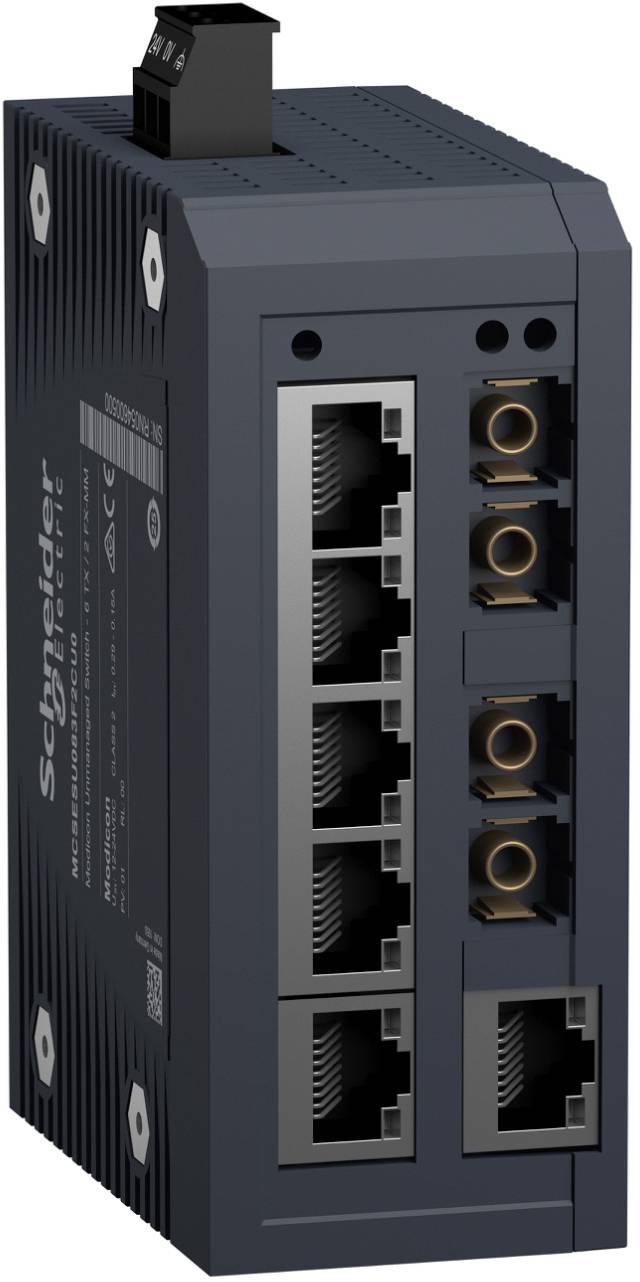 Schneider Electric Netzwerk-Switch – 8 Ports, einfache Installation