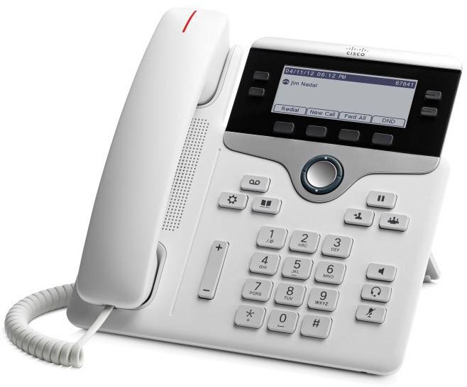 Cisco VoIP-Telefon 7841 – 4 Leitungen, Freisprecheinrichtung