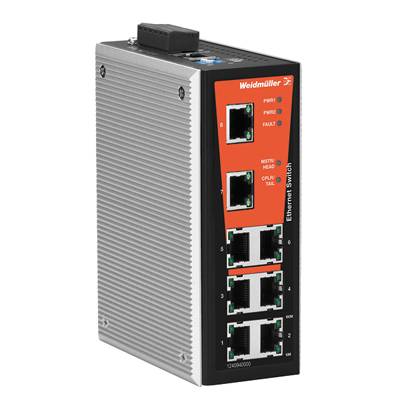 Weidmüller Industrieswitch – 8 Ethernet Ports, einfache Verwaltung