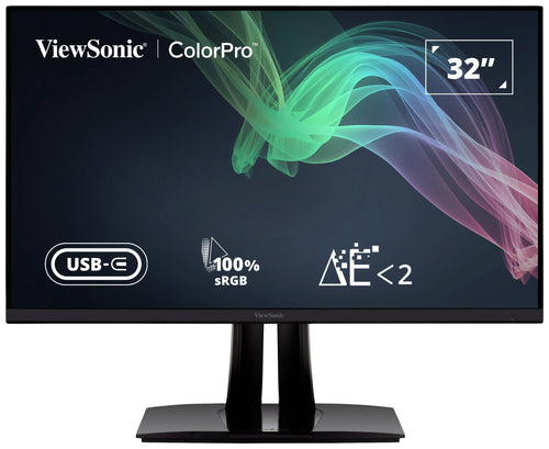 ViewSonic 32" 4K-Monitor – Brillante Farben, gestochen scharfes Bild