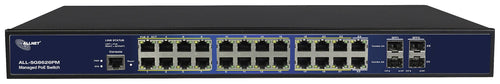 Allnet Netzwerk Switch – 26 Ports, PoE-Unterstützung