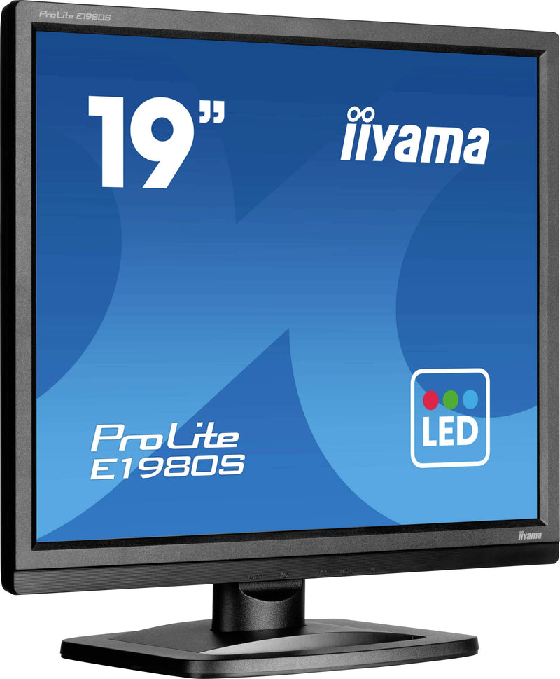 Iiyama 19" LED-Monitor – 1280x1024 Auflösung, Lautsprecher integriert
