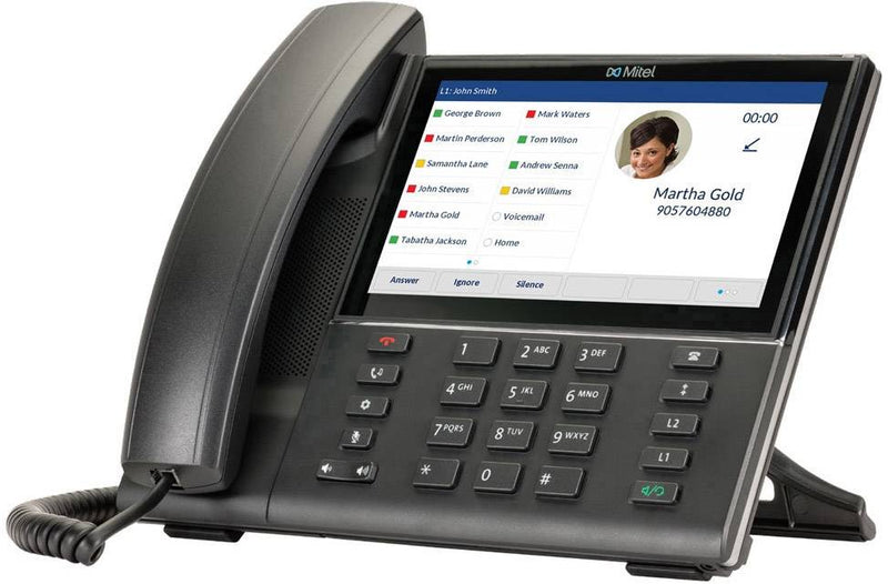 Mitel VoIP-Telefon – Bluetooth-fähig, 48 programmierbare Tasten