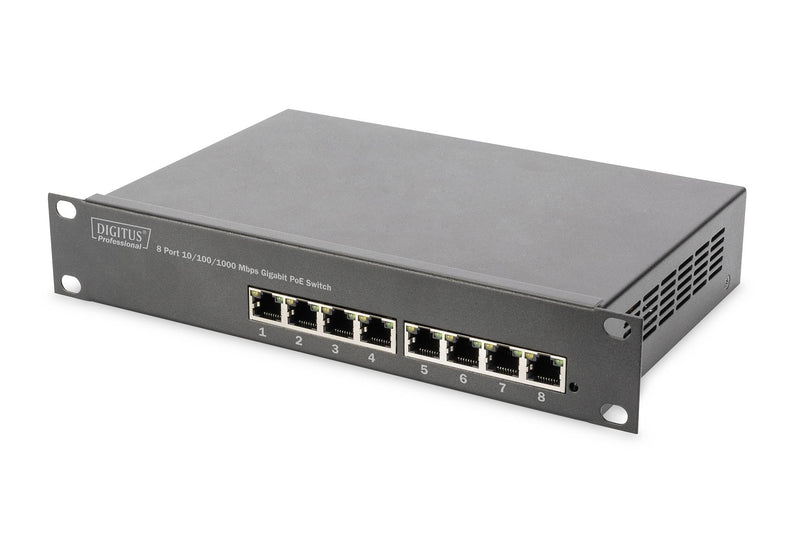 Digitus Gigabit Ethernet PoE Switch – 8 Ports für schnelle Netzwerke