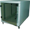 Triton 19" Rollenschrank – 12HE, Glastür für Netzwerke