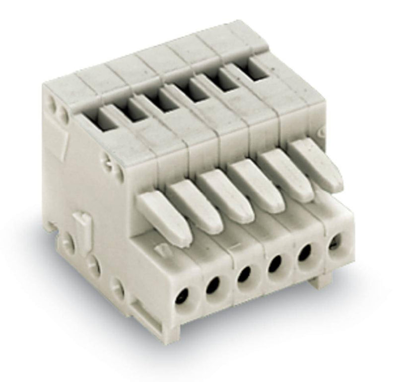 WAGO Buchsengehäuse-Kabel – 7-polig, 2.5 mm Rastermaß