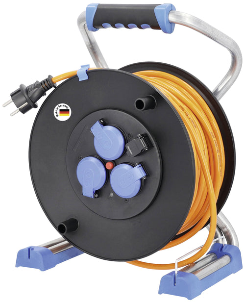 AS-Schwabe Kabeltrommel – 50 m, Schutzkontakt-Stecker