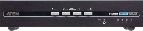 ATEN 4-Port USB HDMI KVM Switch – Dual Display, sicheres Umschalten