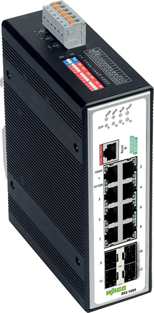 WAGO Netzwerk-Switch – Für stabile und sichere Verbindungen