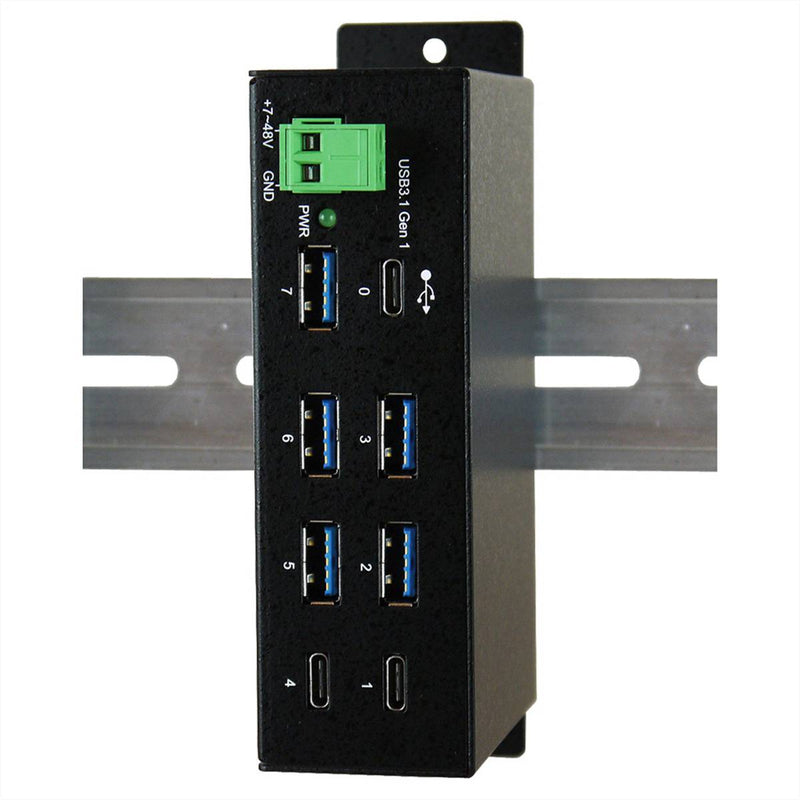Exsys USB 3.0 Hub – 7 Anschlüsse, Überspannungsschutz