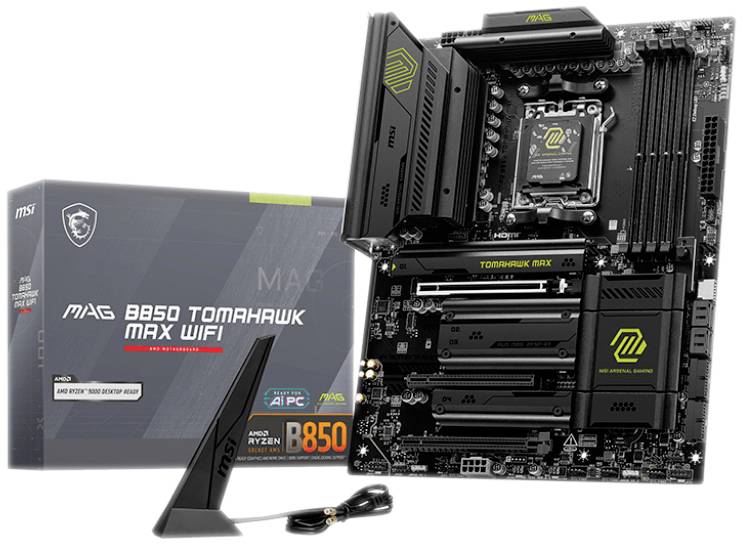 MSI MAG Motherboard – Wi-Fi 7, USB-C Anschlüsse